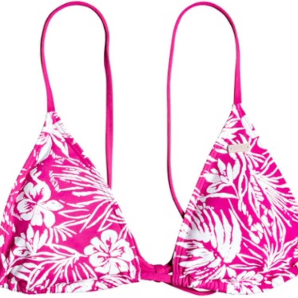 ROXY Blooming Ride Tiki Triangle Swimsuit Top - Picture 3 of 4